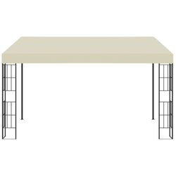 Pavilion de gradina montat pe perete VidaXL 47988 3x4 (Cream) Thumb