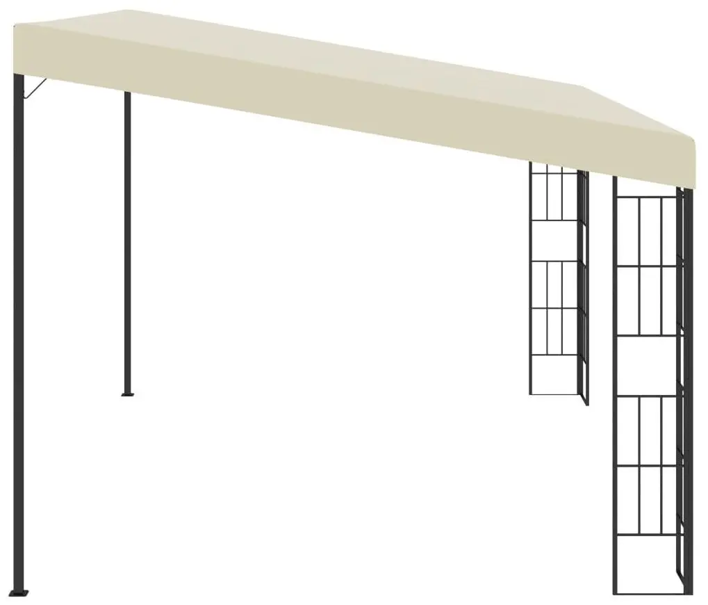 Pavilion de gradina montat pe perete VidaXL 47988 3x4 (Cream) - 3