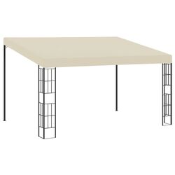 Pavilion de gradina montat pe perete VidaXL 47988 3x4 (Cream)