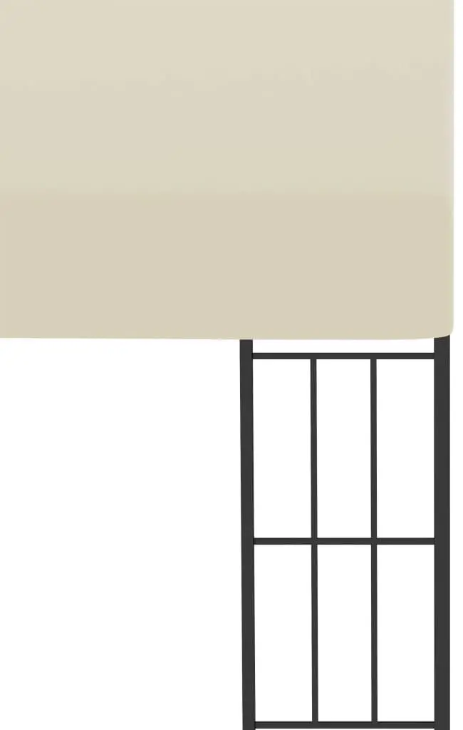 Pavilion de gradina montat pe perete VidaXL 47988 3x4 (Cream) - 5