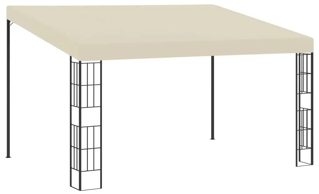 Pavilion de gradina montat pe perete VidaXL 47988 3x4 (Cream)