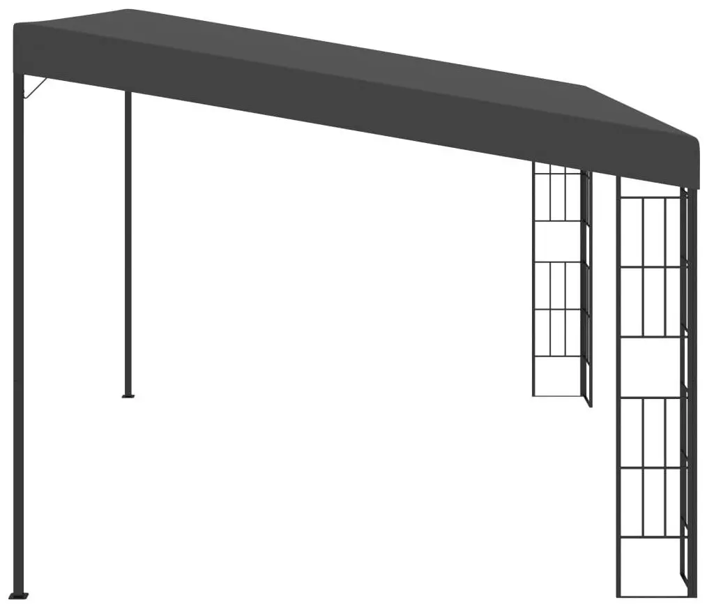 Pavilion de gradina montat pe perete VidaXL 47991 3x4 (Anthracite) - 3