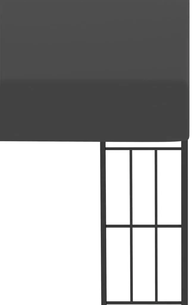 Pavilion de gradina montat pe perete VidaXL 47991 3x4 (Anthracite) - 4
