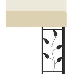 Pavilion de gradina montat pe perete VidaXL 47999 6x3 (Cream) Thumb