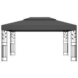 Pavilion de gradina cu iluminare VidaXL 3070299 3x4 (Anthracite) Thumb