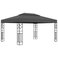 Pavilion de gradina cu iluminare VidaXL 3070299 3x4 (Anthracite)