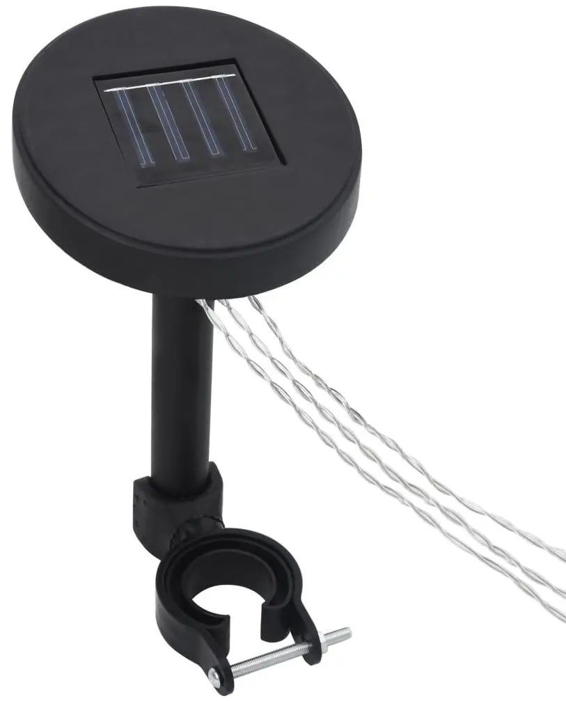 Pavilion de gradina cu iluminare VidaXL 3070302 3x3 (White)