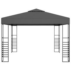 Pavilion de gradina cu iluminare VidaXL 3070306 3x3 (Anthracite) Thumb