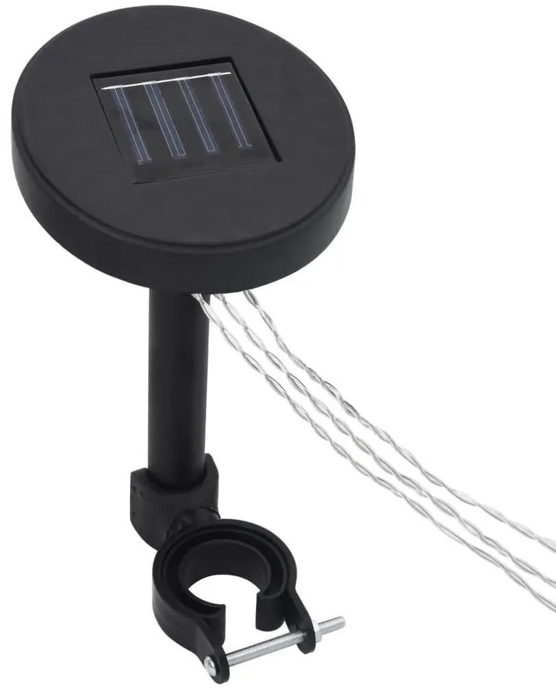 Pavilion de gradina cu iluminare VidaXL 3070306 3x3 (Anthracite) - 4