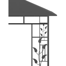 Pavilion de gradina cu iluminare VidaXL 3070316 3x3 (Anthracite) Thumb