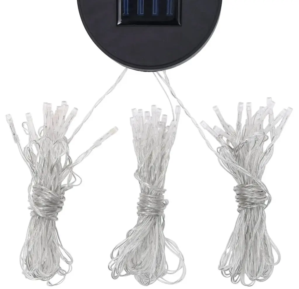 Pavilion de gradina cu iluminare VidaXL 3070318 3x3 (Taupe)