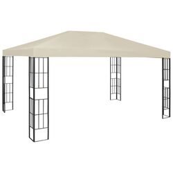 Садовый павильон с подсветкой VidaXL 3070321 3x4 (Cream)