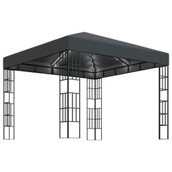 Садовый павильон с подсветкой VidaXL 3070322 3x3 (Anthracite) Thumb