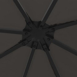 Садовый павильон с подсветкой VidaXL 3070322 3x3 (Anthracite) Thumb