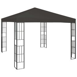 Садовый павильон с подсветкой VidaXL 3070322 3x3 (Anthracite)