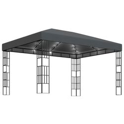 Садовый павильон с подсветкой VidaXL 3070323 3x4 (Anthracite) Thumb