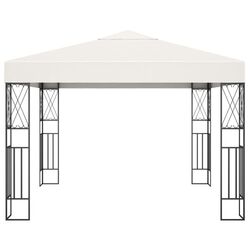Pavilion de gradina cu iluminare VidaXL 3070326 3x3 (Cream) Thumb