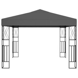Pavilion de gradina cu iluminare VidaXL 3070327 3x3 (Anthracite) Thumb
