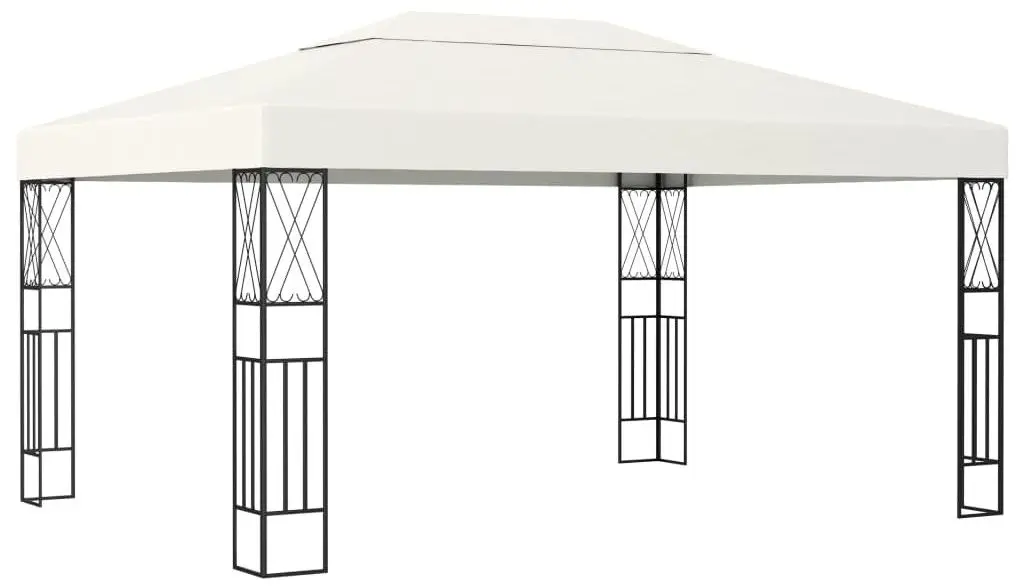 Садовый павильон с подсветкой VidaXL 3070328 3x4 (Cream)