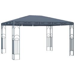 Pavilion de gradina cu iluminare VidaXL 3070341 4x3 (Anthracite)