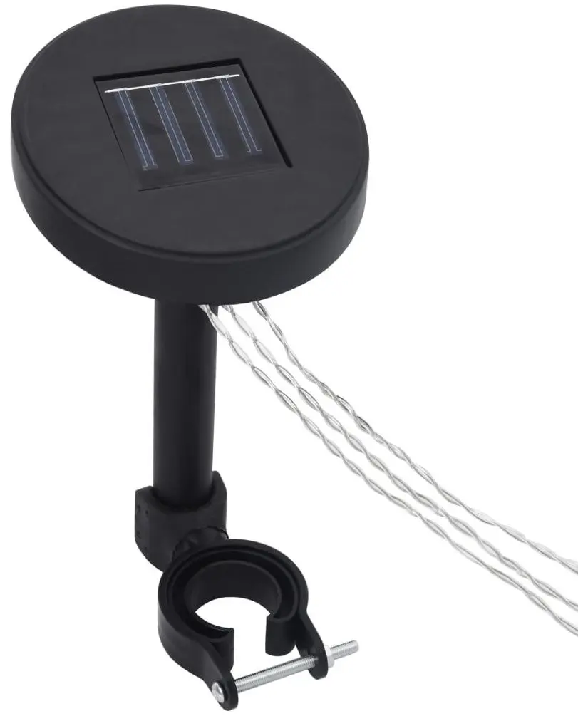 Pavilion de gradina cu iluminare VidaXL 3070343 3x3 (Anthracite)