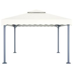 Pavilion de gradina cu iluminare VidaXL 3070351 3x4 (Cream) Thumb