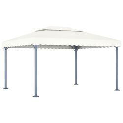Pavilion de gradina cu iluminare VidaXL 3070351 3x4 (Cream)