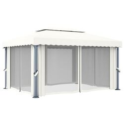 Садовый павильон с подсветкой VidaXL 3070353 4x3 (Cream) Thumb