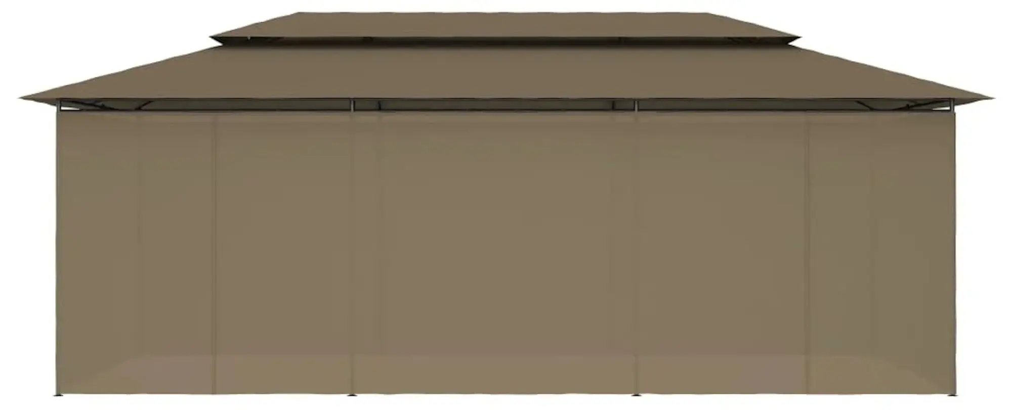 Pavilion de gradina VidaXL 3053376 (Taupe Grey)