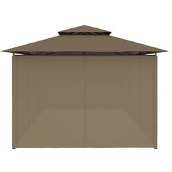 Pavilion de gradina VidaXL 3053376 (Taupe Grey) Thumb