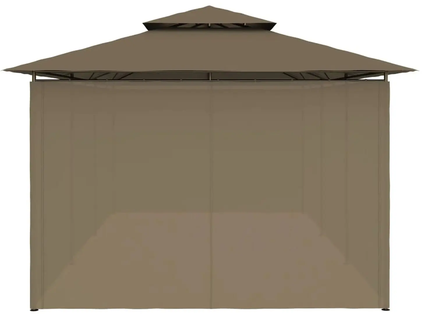 Pavilion de gradina VidaXL 3053376 (Taupe Grey)