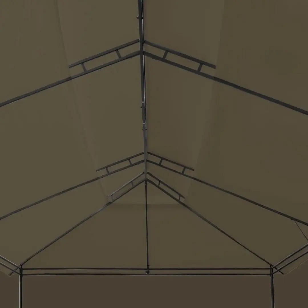 Pavilion de gradina VidaXL 3053376 (Taupe Grey)