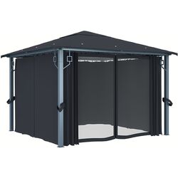 Садовый павильон VidaXL 3070333 3x3 (Anthracite) Thumb