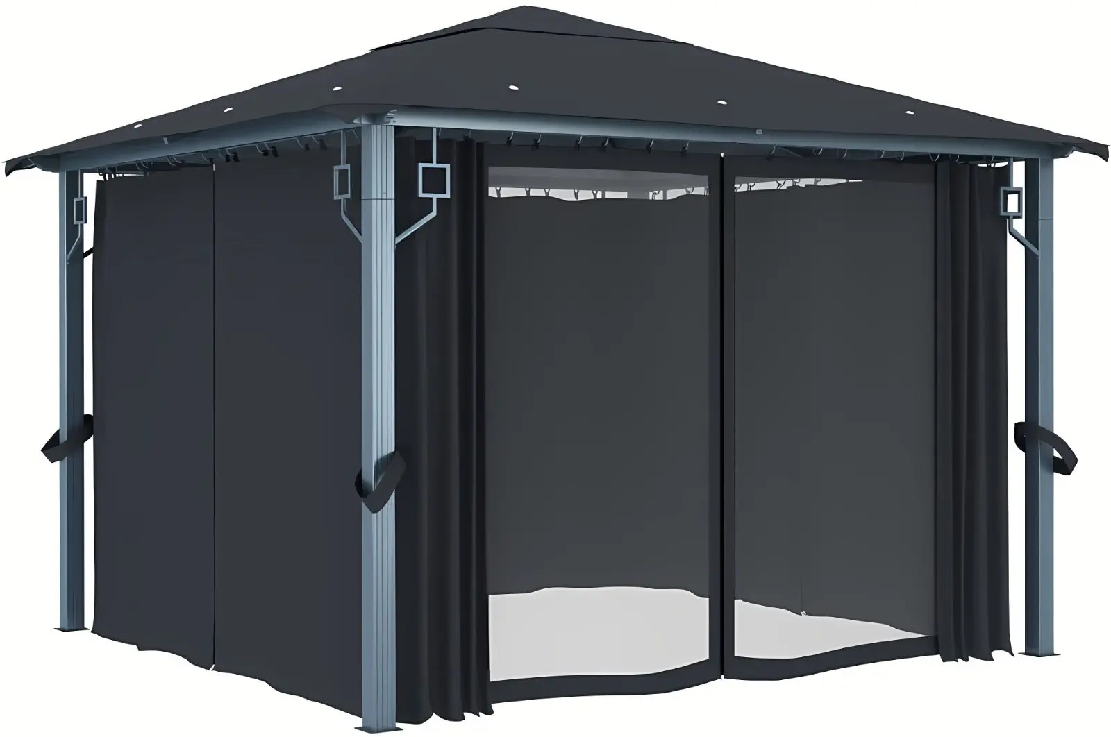 Садовый павильон VidaXL 3070333 3x3 (Anthracite)