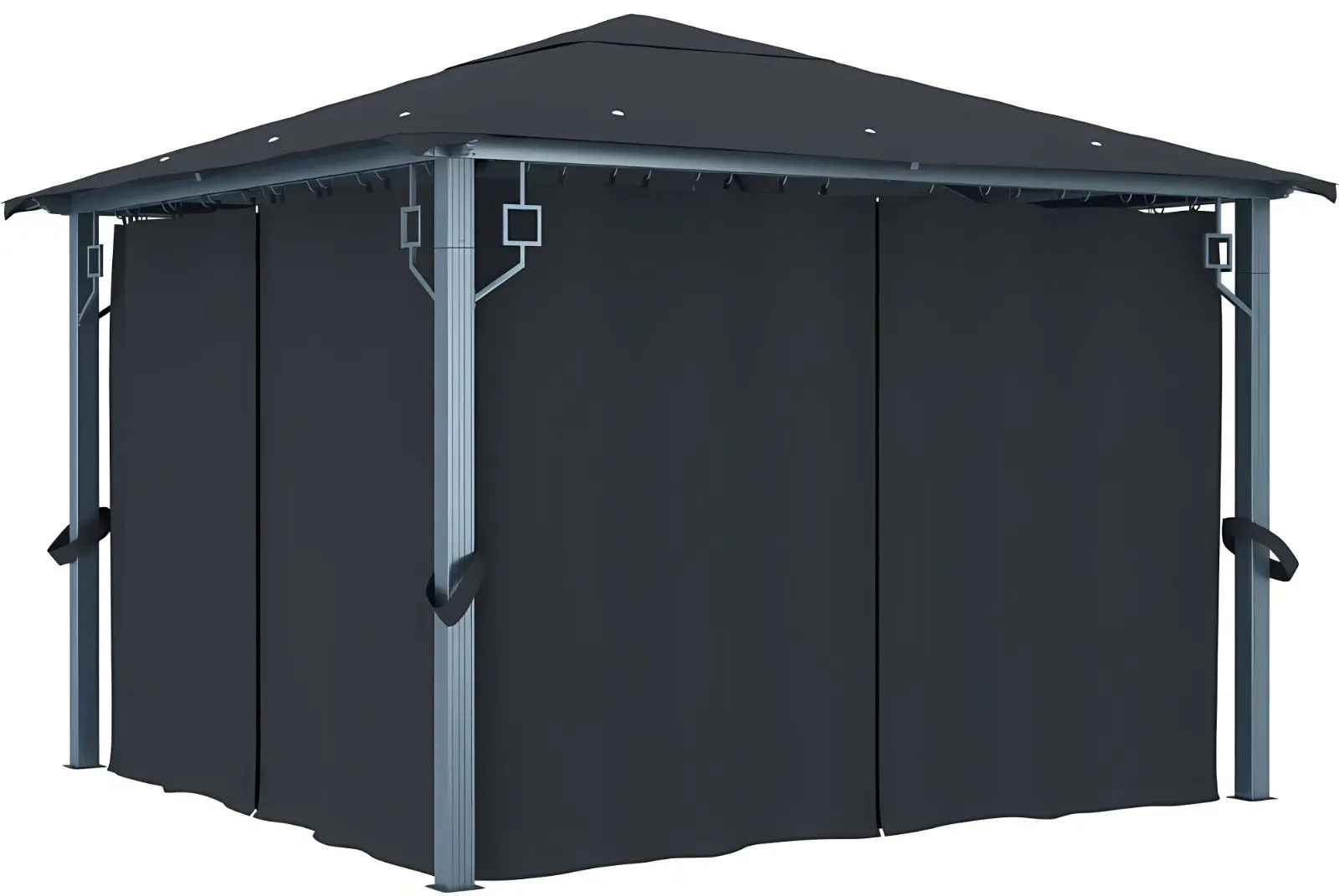 Садовый павильон VidaXL 3070333 3x3 (Anthracite)