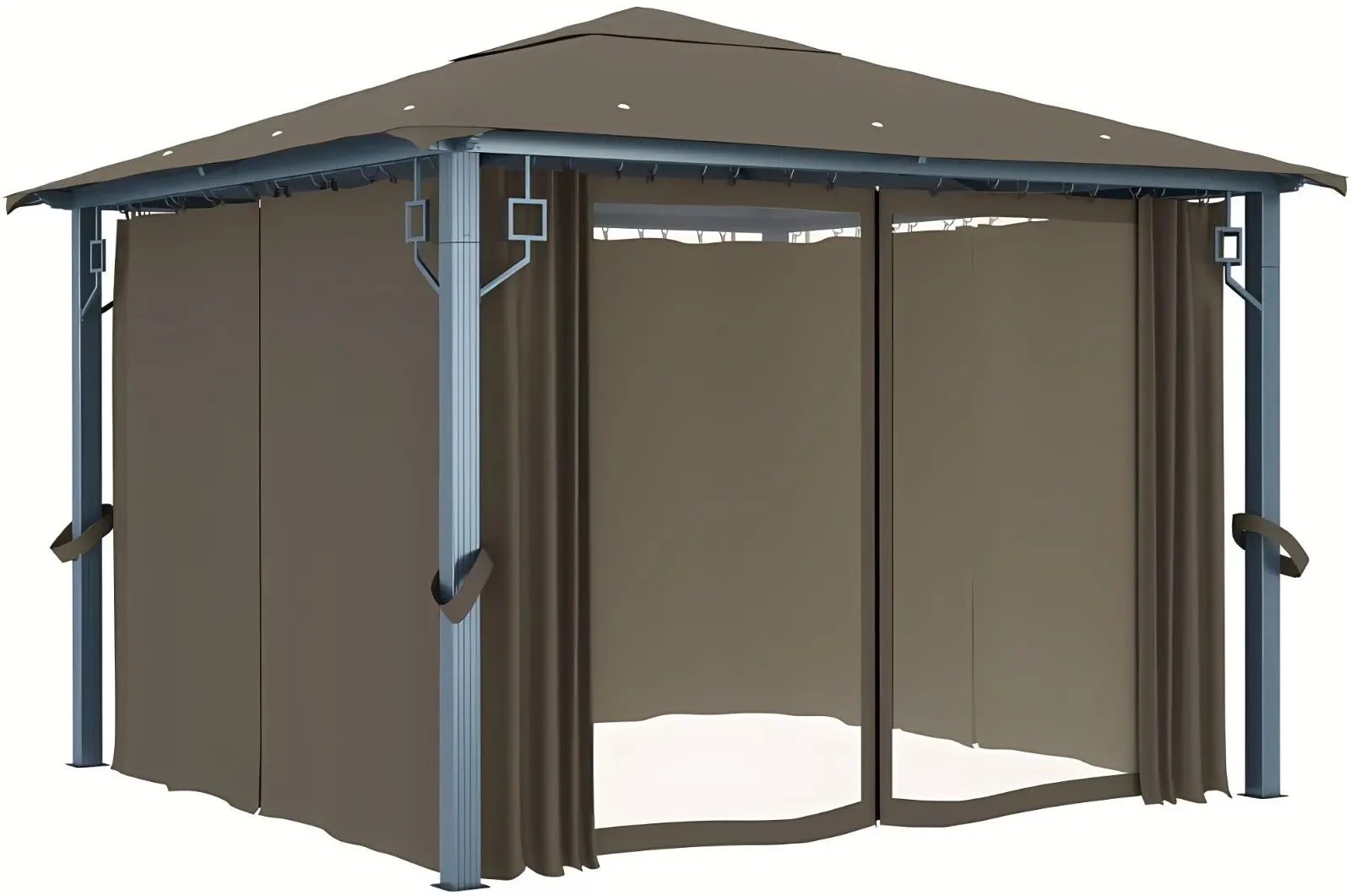 Садовый павильон VidaXL 3070334 3x3 (Taupe Grey)