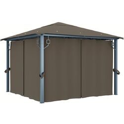 Садовый павильон VidaXL 3070334 3x3 (Taupe Grey) Thumb