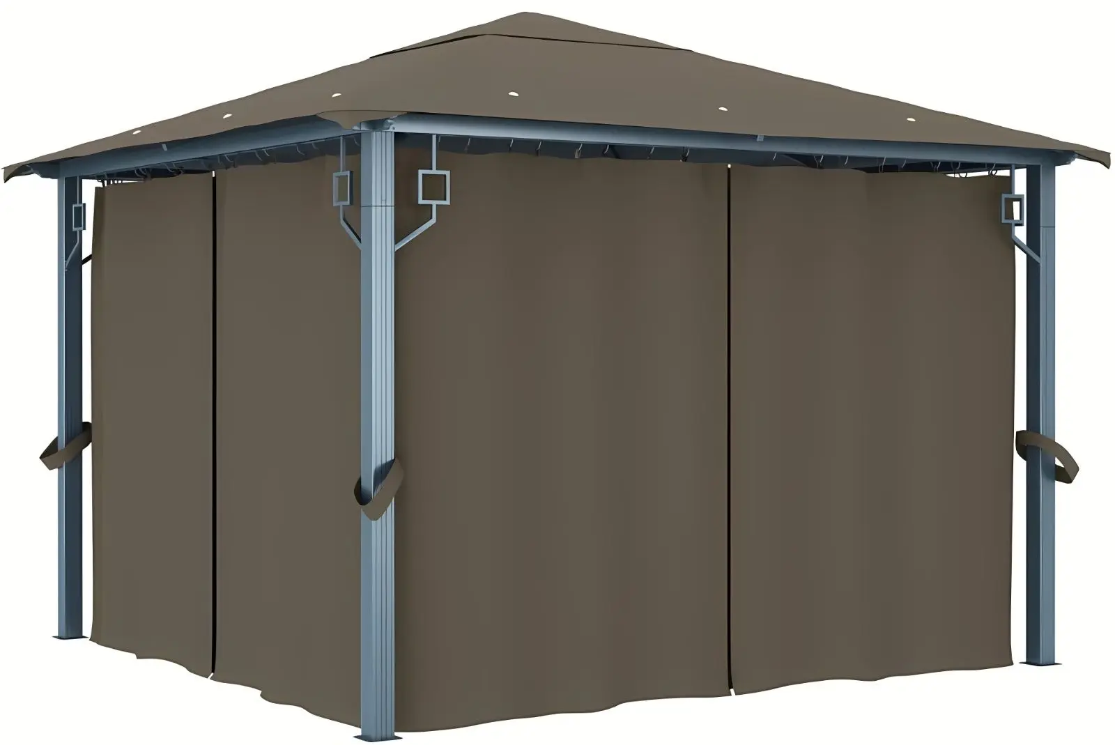 Садовый павильон VidaXL 3070334 3x3 (Taupe Grey)