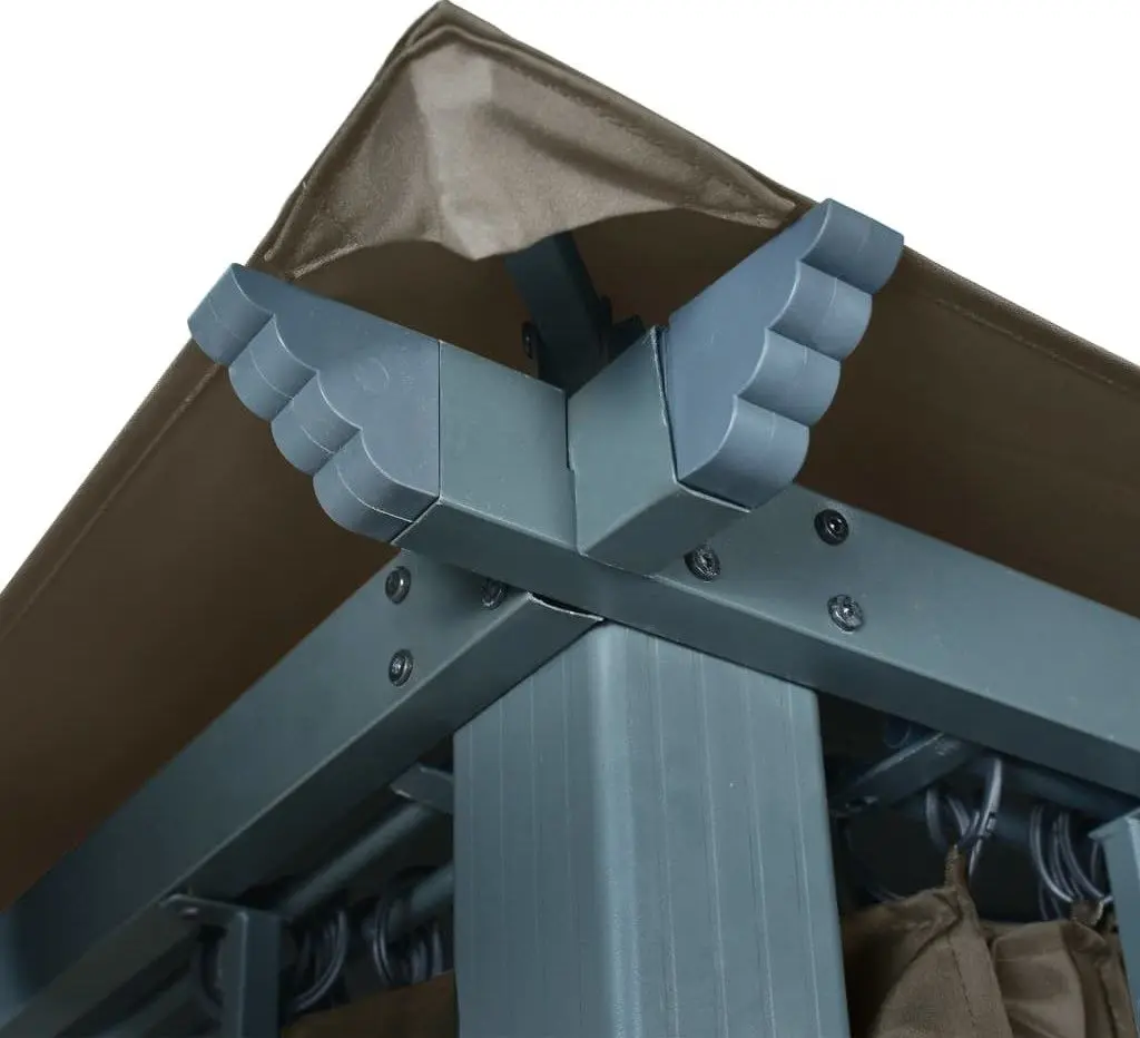 Садовый павильон VidaXL 3070334 3x3 (Taupe Grey)