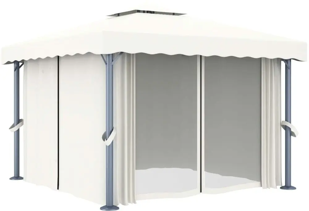 Садовый павильон VidaXL 3070345 3x3 (Cream)