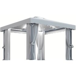 Садовый павильон VidaXL 3070345 3x3 (Cream) Thumb