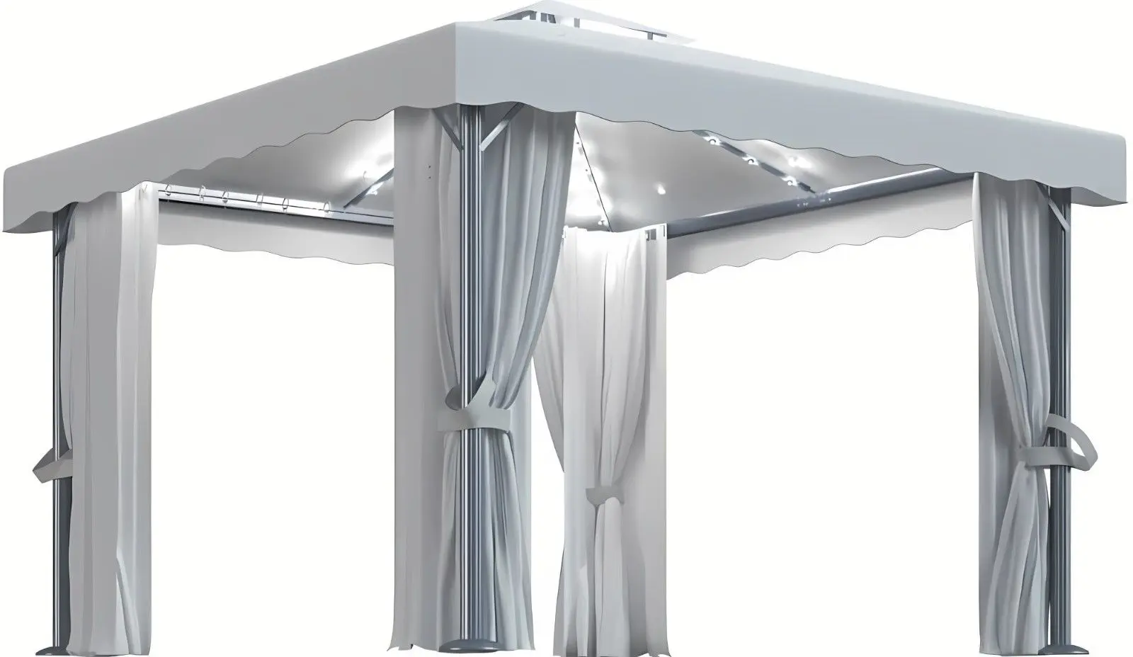 Садовый павильон VidaXL 3070345 3x3 (Cream)