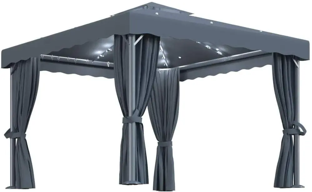 Садовый павильон VidaXL 3070347 3x3 (Anthracite)