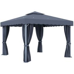 Pavilion de gradina VidaXL 3070347 3x3 (Anthracite)