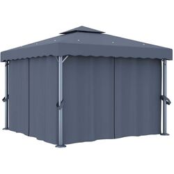 Садовый павильон VidaXL 3070347 3x3 (Anthracite) Thumb