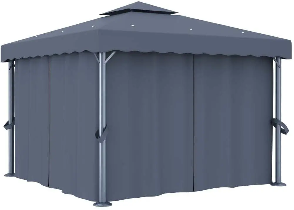 Садовый павильон VidaXL 3070347 3x3 (Anthracite)