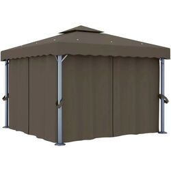 Садовый павильон VidaXL 3070349 3x3 (Taupe Grey) Thumb