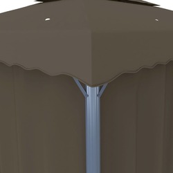 Садовый павильон VidaXL 3070349 3x3 (Taupe Grey) Thumb