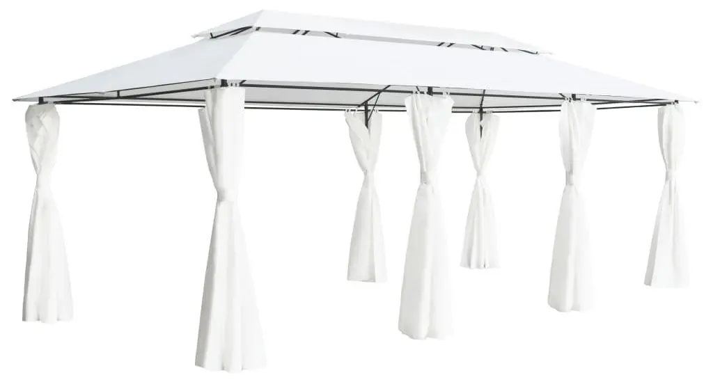 Садовый павильон VidaXL 310073 6x3 (White)