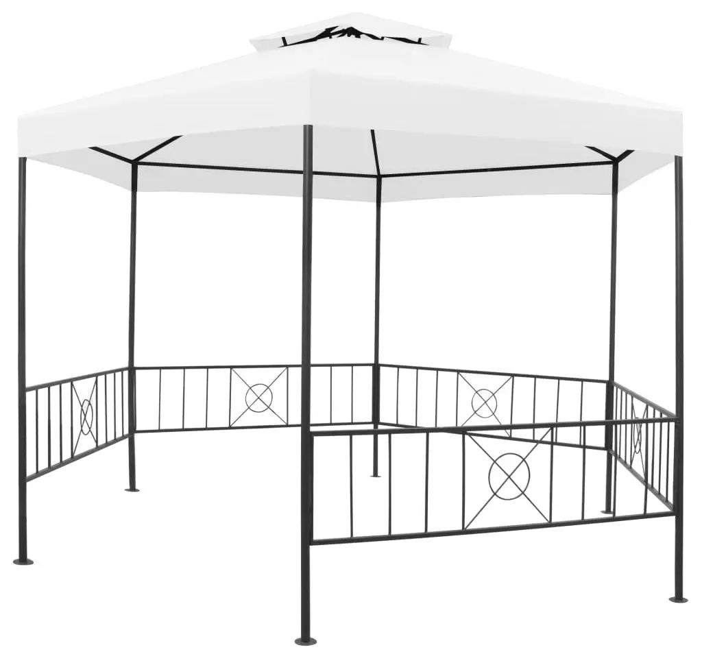 Садовый павильон VidaXL 312233 3x3 (White) - 2